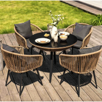 Комплект садових меблів Di Volio Rieti бежевий, сірий