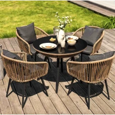 Комплект садовой мебели Di Volio Rieti бежевый, серый