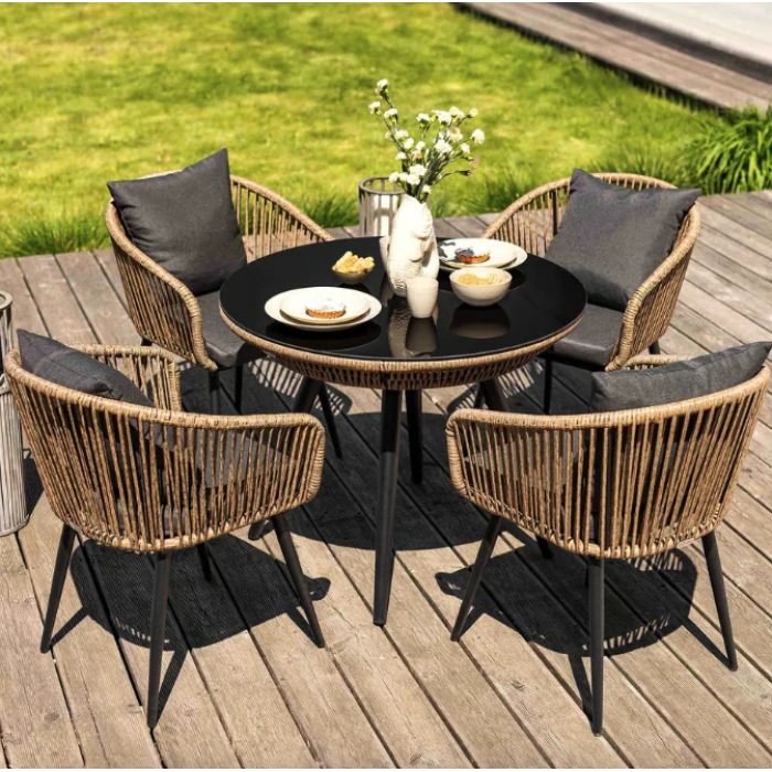 Комплект садових меблів Di Volio Rieti бежевий, сірий