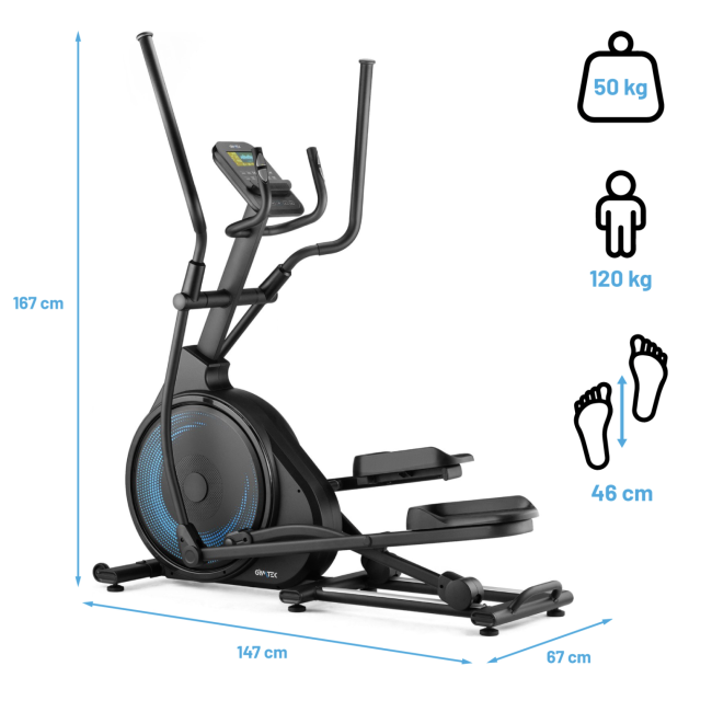 Орбітрек Gymtek XCF5000 електромагнітний