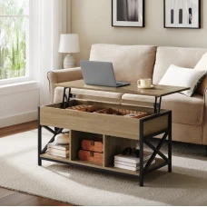 Стіл трансформер Leobert Elias в стилі Loft натуральний