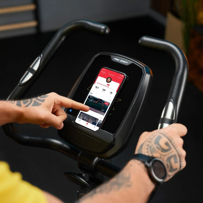 Велотренажер Trex Sport TX-500MB IRON магнітний білий