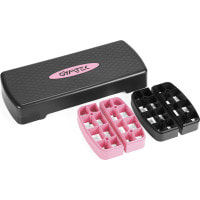 Степь-платформа Gymtek 3-х уровневая черно-розовая