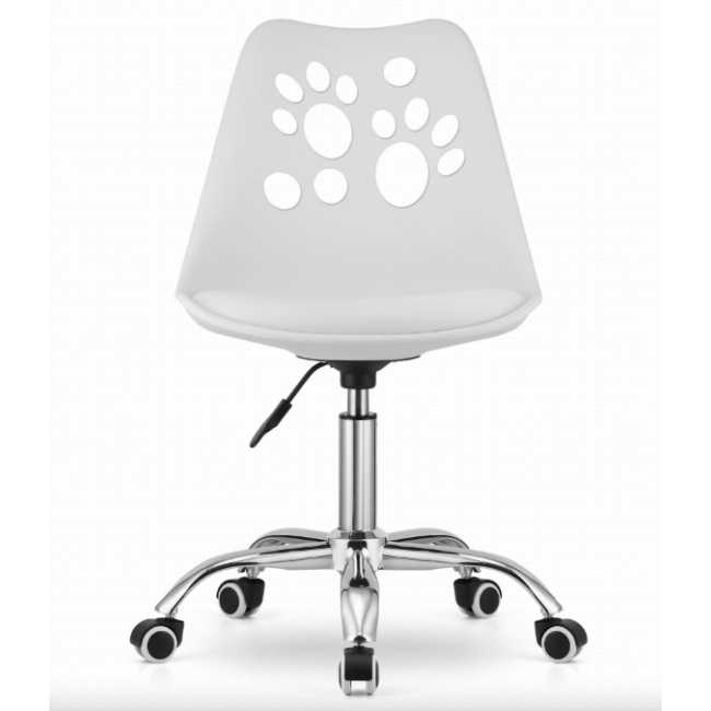 Офісне крісло Leobert Print білий