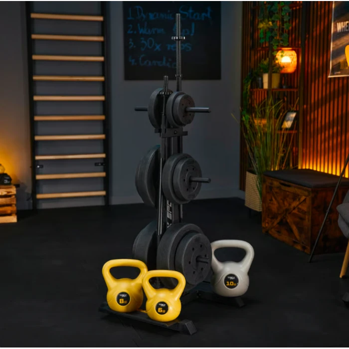 Стійка для дисків та грифів Trex Sport TX-065WR з полицями