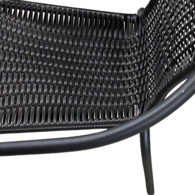 Садове крісло Chomik Bistro Plus чорний