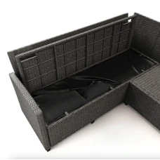 Набір садових меблів Di Volio Livorno Сірий/Графітовий