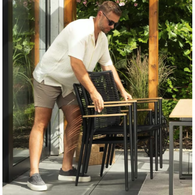 Садове крісло Di Volio Asti сірий/бежевий