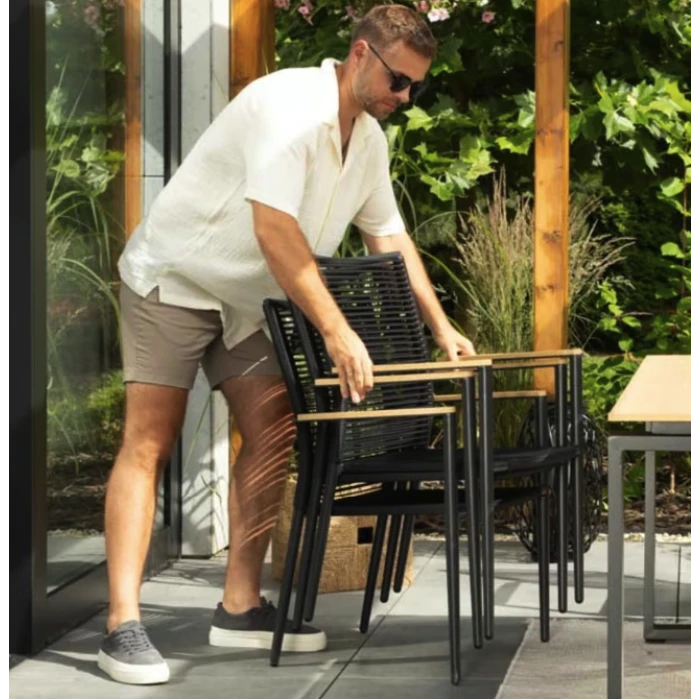 Садовое кресло Di Volio Asti серый/бежевый