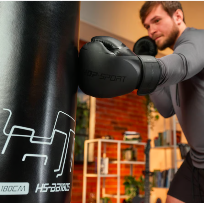 Боксерські рукавиці Hop-Sport HS-BG10 10oz чорні