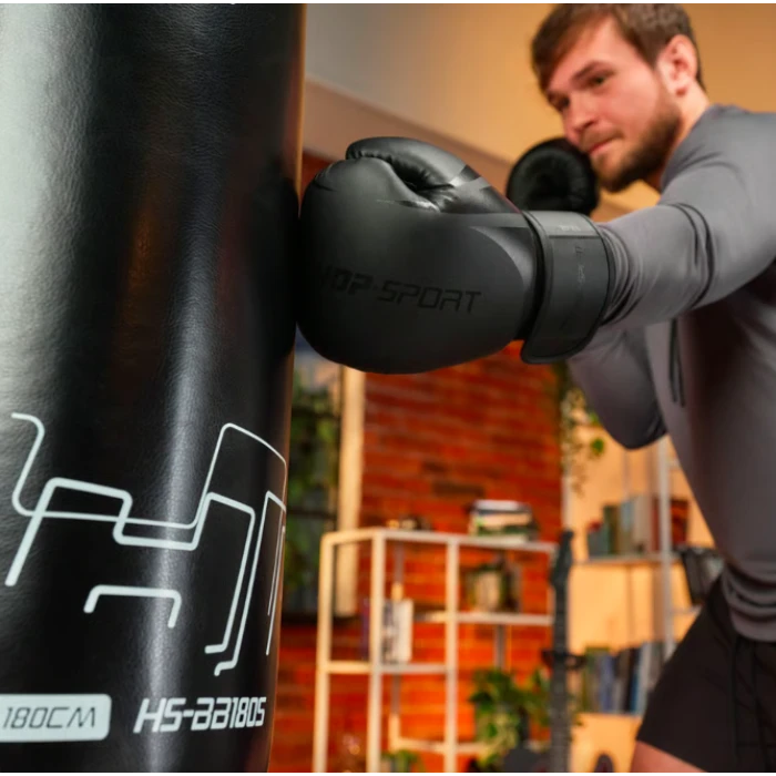 Боксерські рукавиці Hop-Sport HS-BG10 10oz чорні