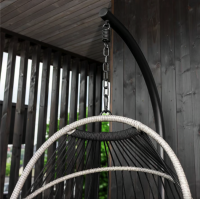 Підвісне крісло-кокон Di Volio Beluno графітовий