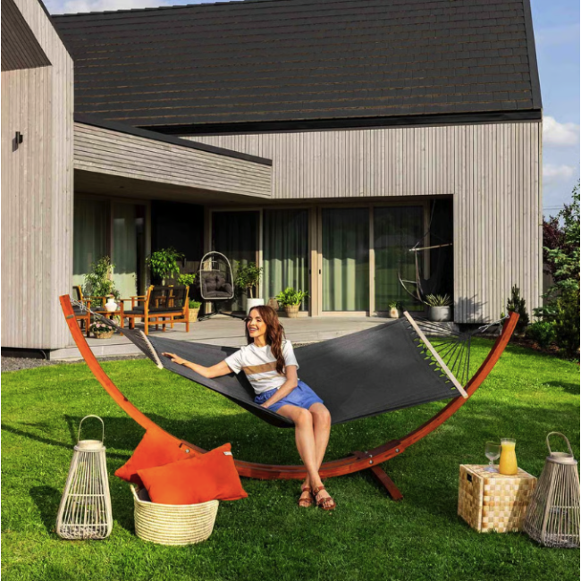 Гамак зі стелажем Di Volio Trevia графітовий