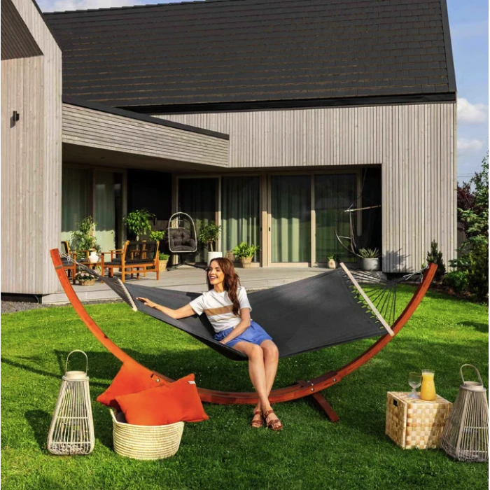 Гамак зі стелажем Di Volio Trevia графітовий