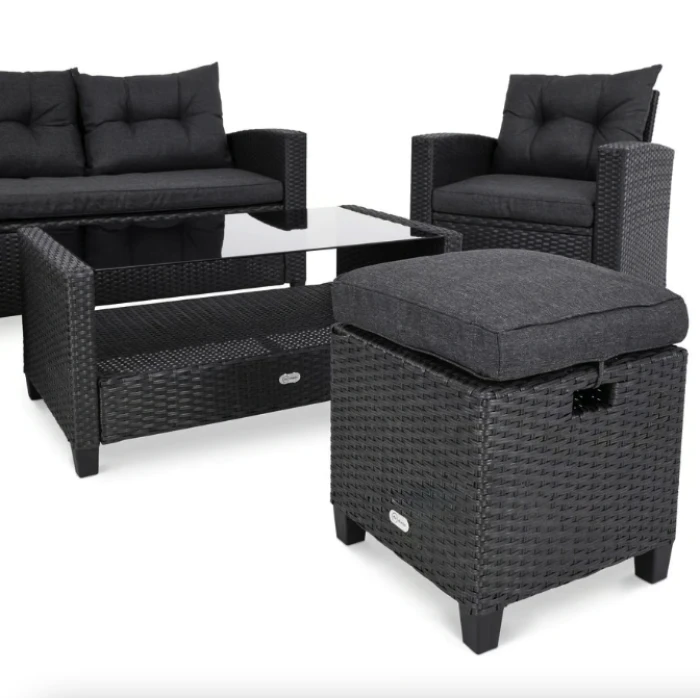 Комплект садовой мебели Di Volio Dalmia серый/графитовый