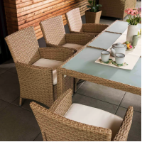 Садовая мебель Di Volio VERONA 8+1 бежево-кремовая