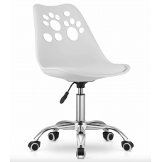 Офісне крісло Leobert Print білий