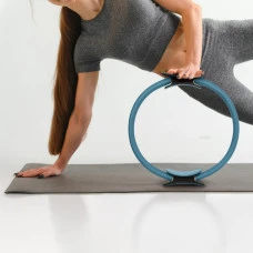 Кільце для пілатесу Gymtek армоване скловолокно 38см блакитний