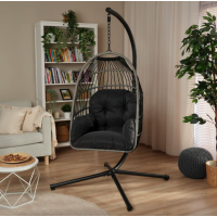 Підвісне крісло-кокон Di Volio Beluno графітовий