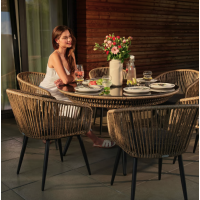 Комплект садових меблів Di Volio Rieti бежевий, сірий