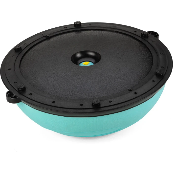 Балансувальна півсфера Gymtek Flex Core Half Ball 58см з еспандерами + насос блакитний