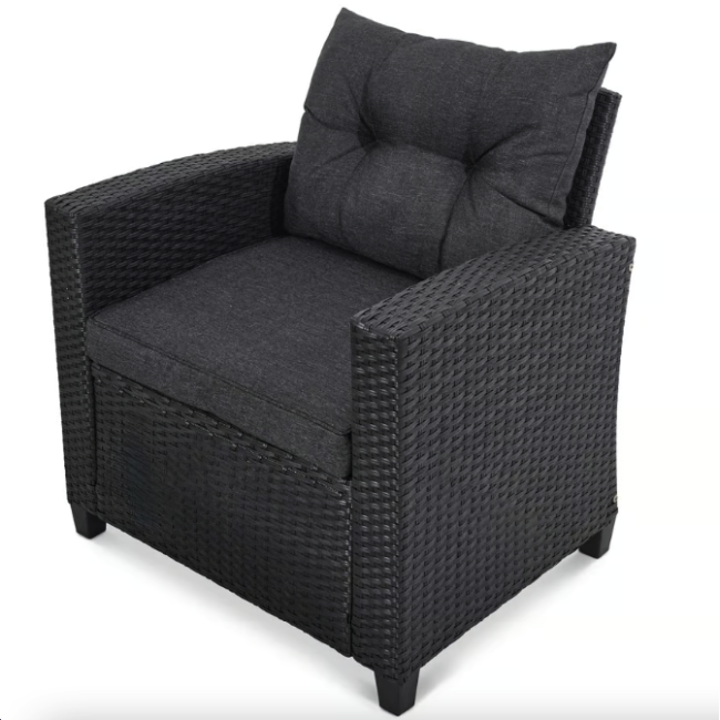 Комплект садових меблів Di Volio Dalmia сірий/графітовий