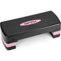 Степь-платформа Gymtek 3-х уровневая черно-розовая