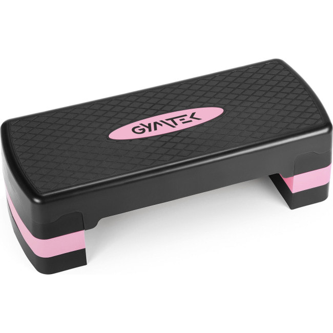 Степь-платформа Gymtek 3-х уровневая черно-розовая