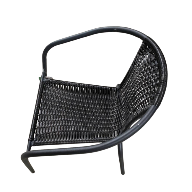 Садове крісло Chomik Bistro Plus чорний