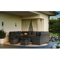 Набор садовой мебели Di Volio Livorno Серый/Графитный