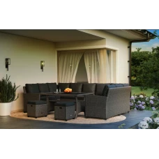 Набір садових меблів Di Volio Livorno Сірий/Графітовий