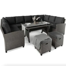 Набір садових меблів Di Volio Livorno Сірий/Графітовий