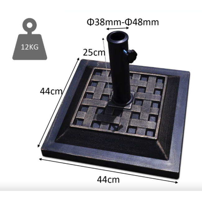 Основа для парасолі Costway Olimp регульованим механізмом