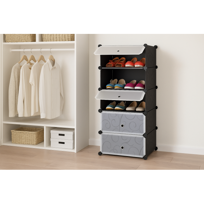 Тумба модульная для обуви Leobert Bingo 5 отделений