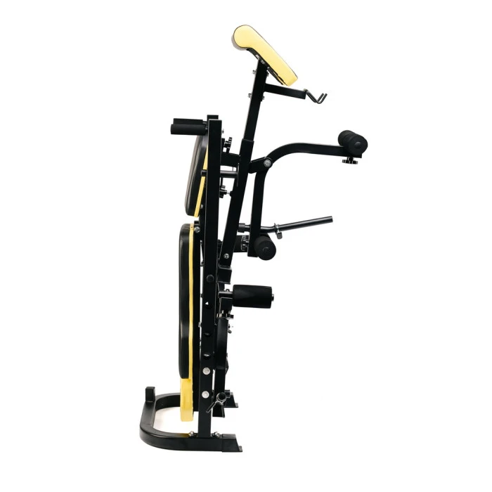 Лавка тренувальна Besport WB-004 для жиму зі стійкою під штангу та партою Скотта