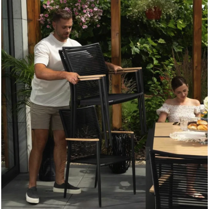 Садовое кресло Di Volio Asti серый/бежевый