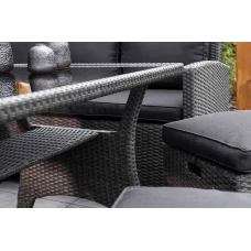 Набір садових меблів Di Volio Livorno Сірий/Графітовий