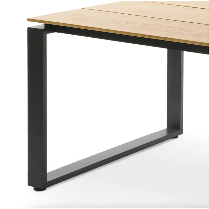 Набір садових меблів Di Volio Trento стіл + 2 лавки бежевий