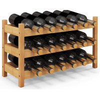 Винная стойка Costway Wenko настольная на 18 бутылок