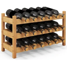 Винна стійка Costway Wenko настільна на 18 пляшок