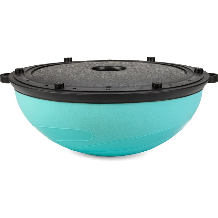 Балансувальна півсфера Gymtek Flex Core Half Ball 58см з еспандерами + насос блакитний