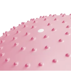 Фитбол массажный Hop-Sport 65см розовый + насос