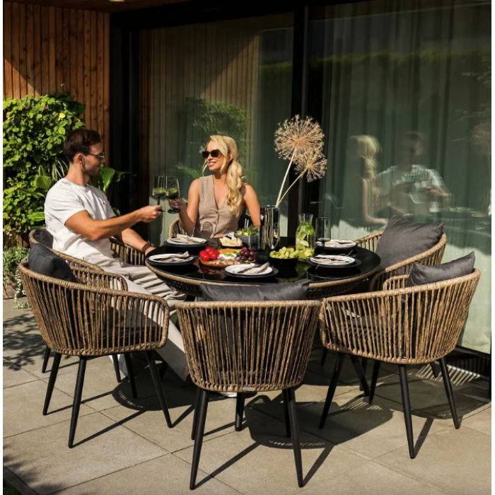 Комплект садових меблів Di Volio Rieti бежевий, сірий