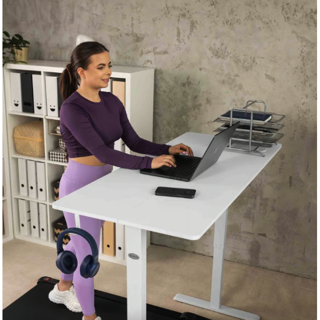 Компьютерный стол с регулируемой высотой Di Volio Biago белый