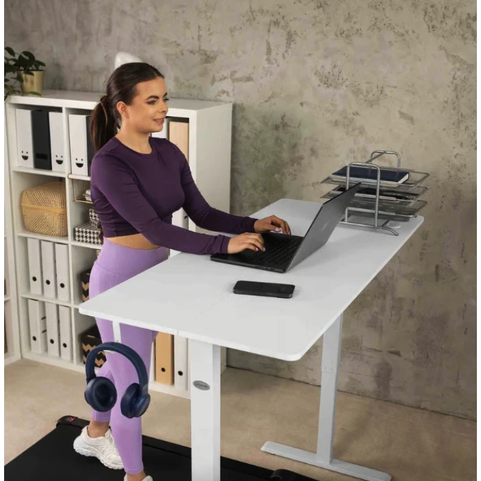 Компьютерный стол с регулируемой высотой Di Volio Biago белый