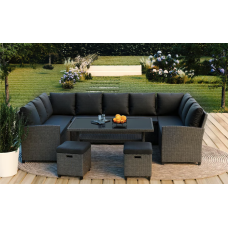 Набор садовой мебели Di Volio Livorno Серый/Графитный