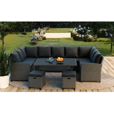 Набор садовой мебели Di Volio Livorno Серый/Графитный