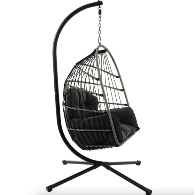 Підвісне крісло-кокон Di Volio Beluno графітовий