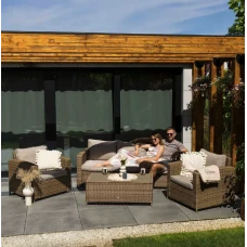 Комплект садових меблів Di Volio Veleti бежевий