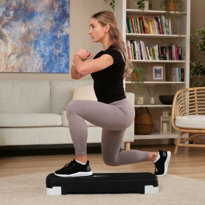 Степ платформа Hop-Sport HS-PP033AS чорно-біла